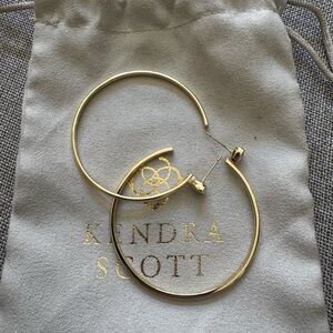 Kendra Scott Gold Hoop Earrings
